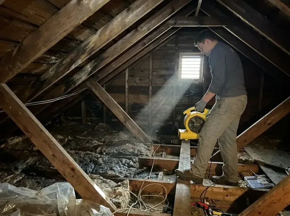 attic-water-damage-drying-proc-007 — frequently asked questions, Emergency Water Extraction & 24/7 Flood Response in Wythevi…